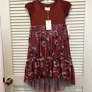 NWT Joyfolie Mia Joy Lorelei Dress Size 8 Tulle lining Boho